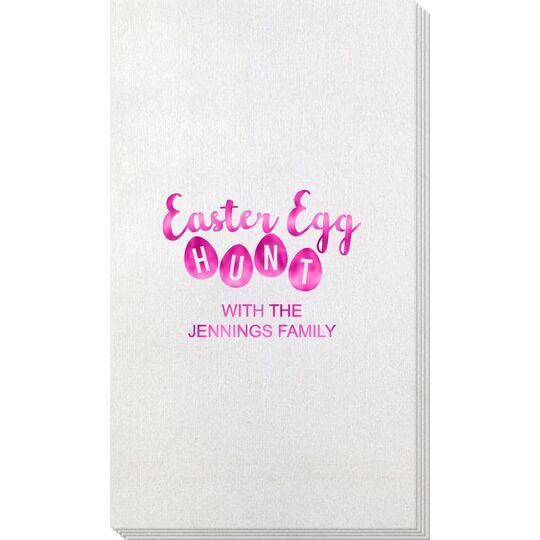 Easter Egg Hunt Bamboo Luxe Guest Towels